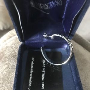 Montana Silversmiths Bead Hoop Earrings *NIB*